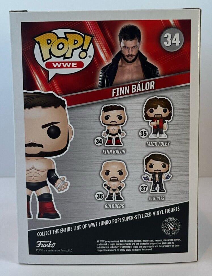 Autographed Finn Balor signed WWE Pop Funko JSA Wrestling