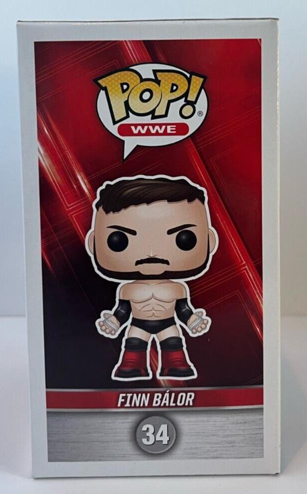 Autographed Finn Balor signed WWE Pop Funko JSA Wrestling