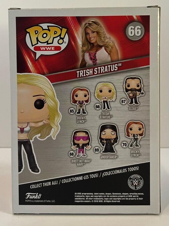 Autographed Trish Stratus signed WWE Pop Funko JSA Wrestling with inscription 2
