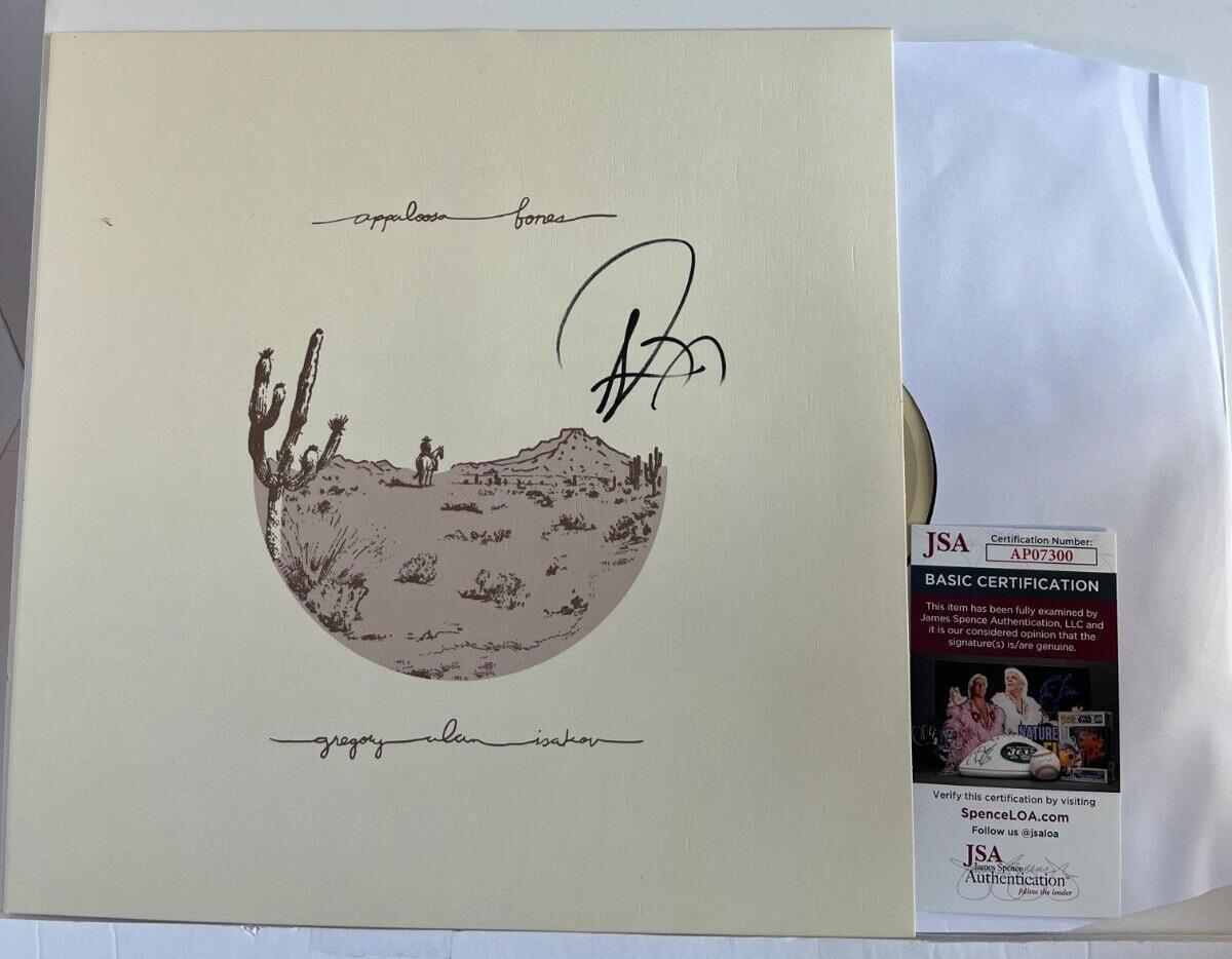 Autographed Gregory Alan Isakov Appaloosa Bones LP signed Vinyl JSA