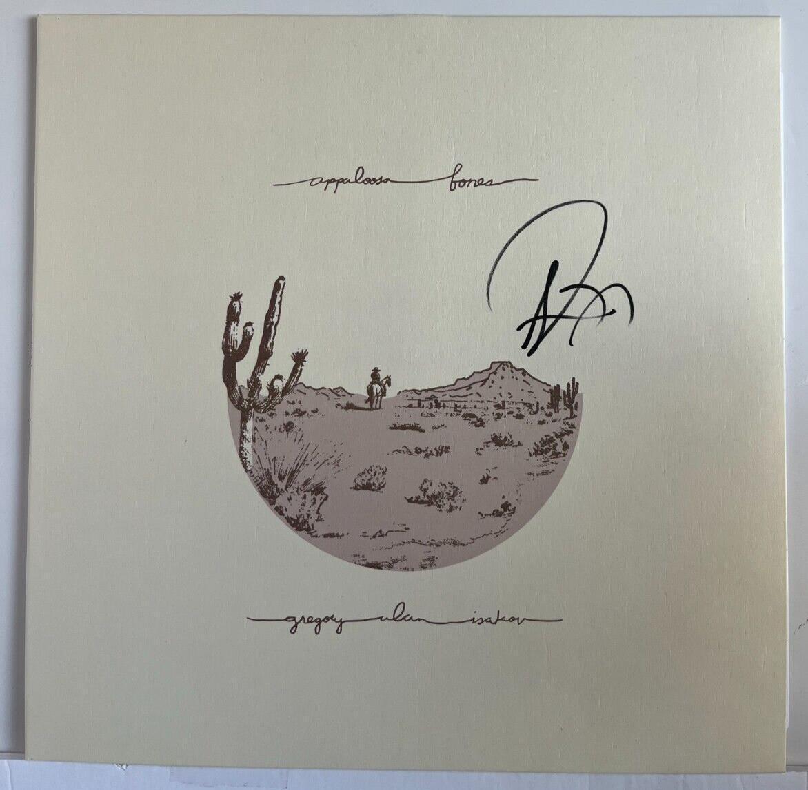 Autographed Gregory Alan Isakov Appaloosa Bones LP signed Vinyl JSA