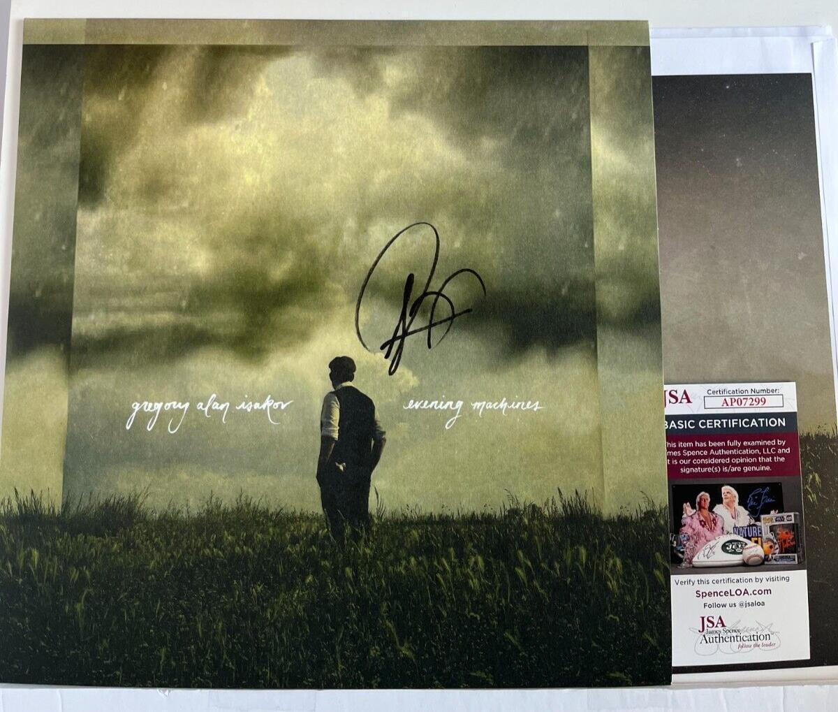Autographed Gregory Alan Isakov Morning Machines LP signed Vinyl JSA