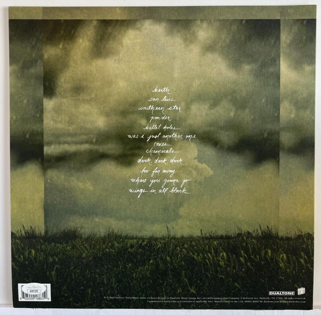 Autographed Gregory Alan Isakov Morning Machines LP signed Vinyl JSA