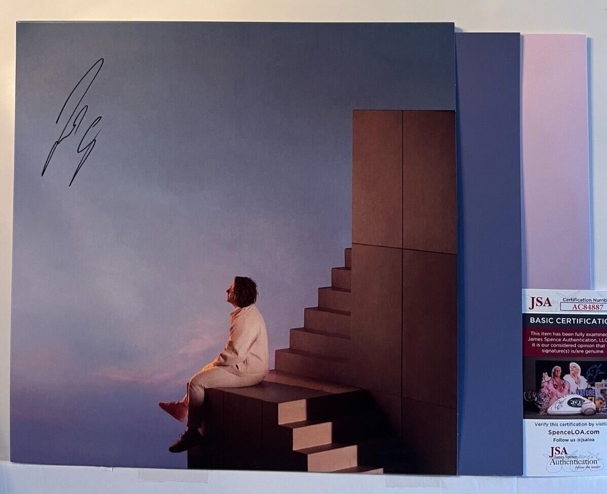 Autographed Lewis Capaldi Broken by Desire to be Heavenly LP signed Vinyl JSA