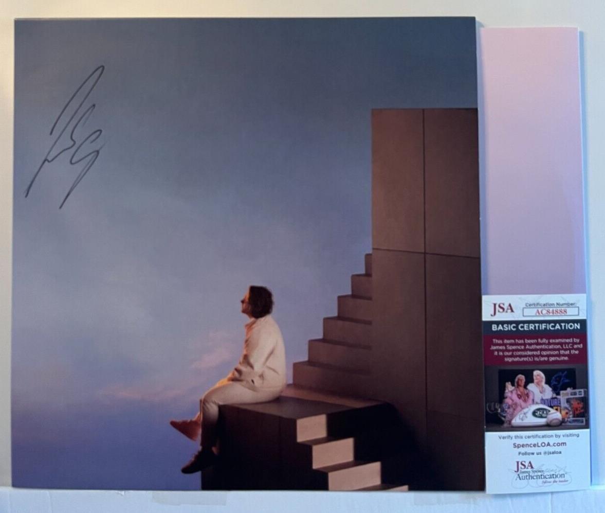 Autograph Lewis Capaldi Broken by Desire to be Heavenly LP signed Vinyl JSA 2