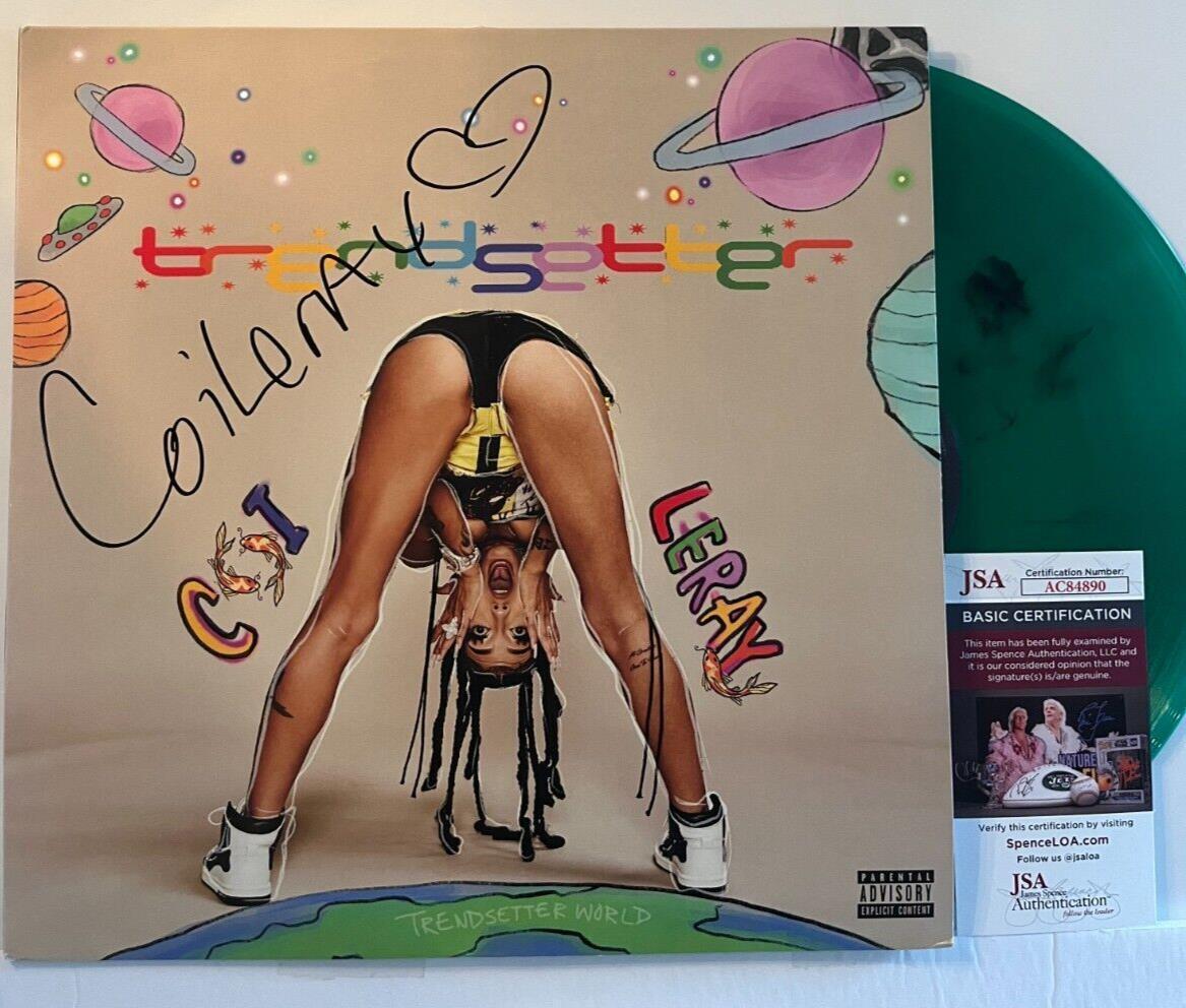 Autographed Coi Leray Trendsetter LP signed Vinyl JSA