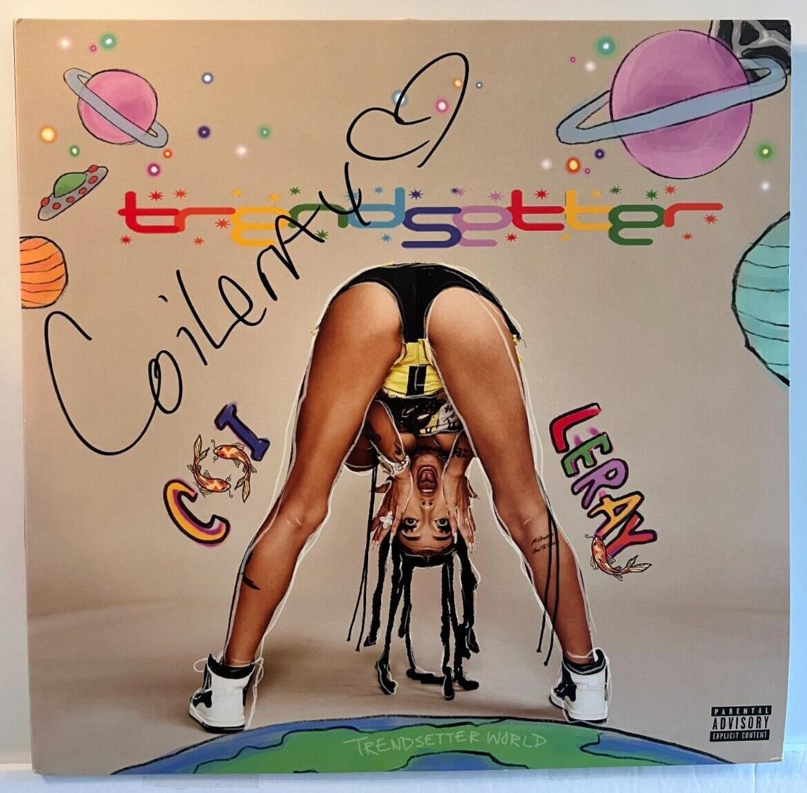 Autographed Coi Leray Trendsetter LP signed Vinyl JSA
