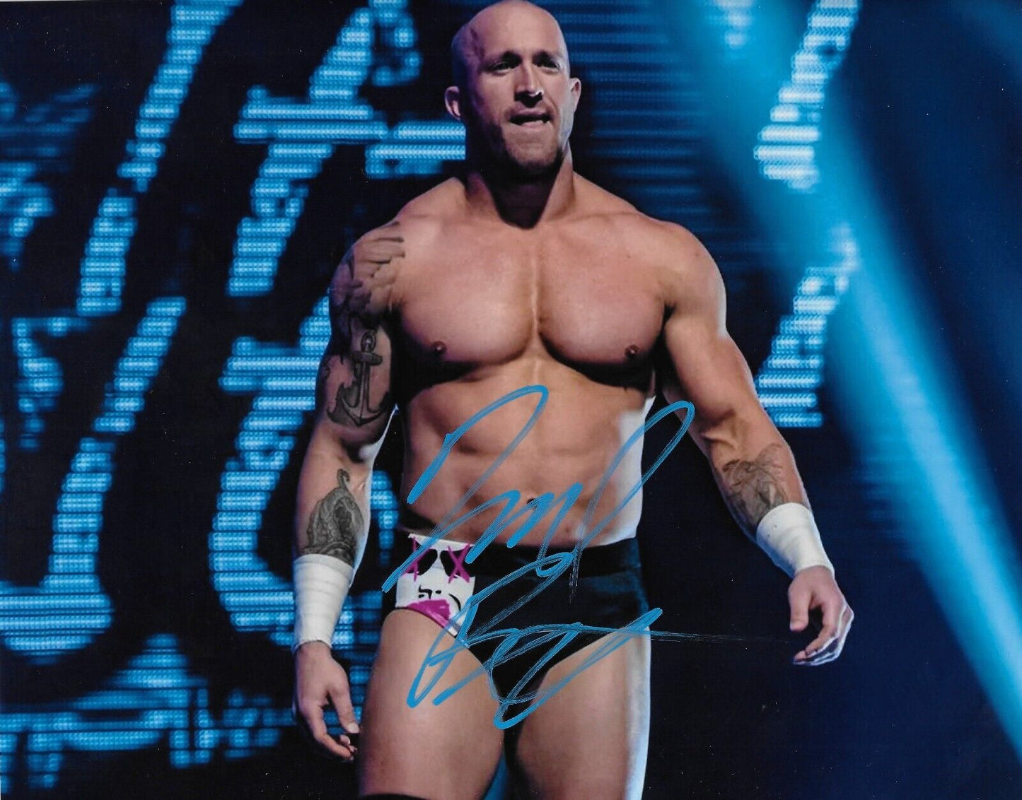 Autographed Wrestling Mike Bennett Signed AEW 8x10 Photo #2 Original