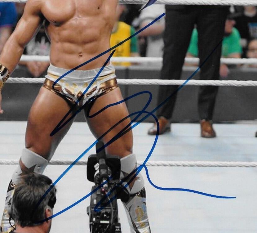 Photo autographiée de lutteur Tony Nese signée AEW 8x10 #1 Original