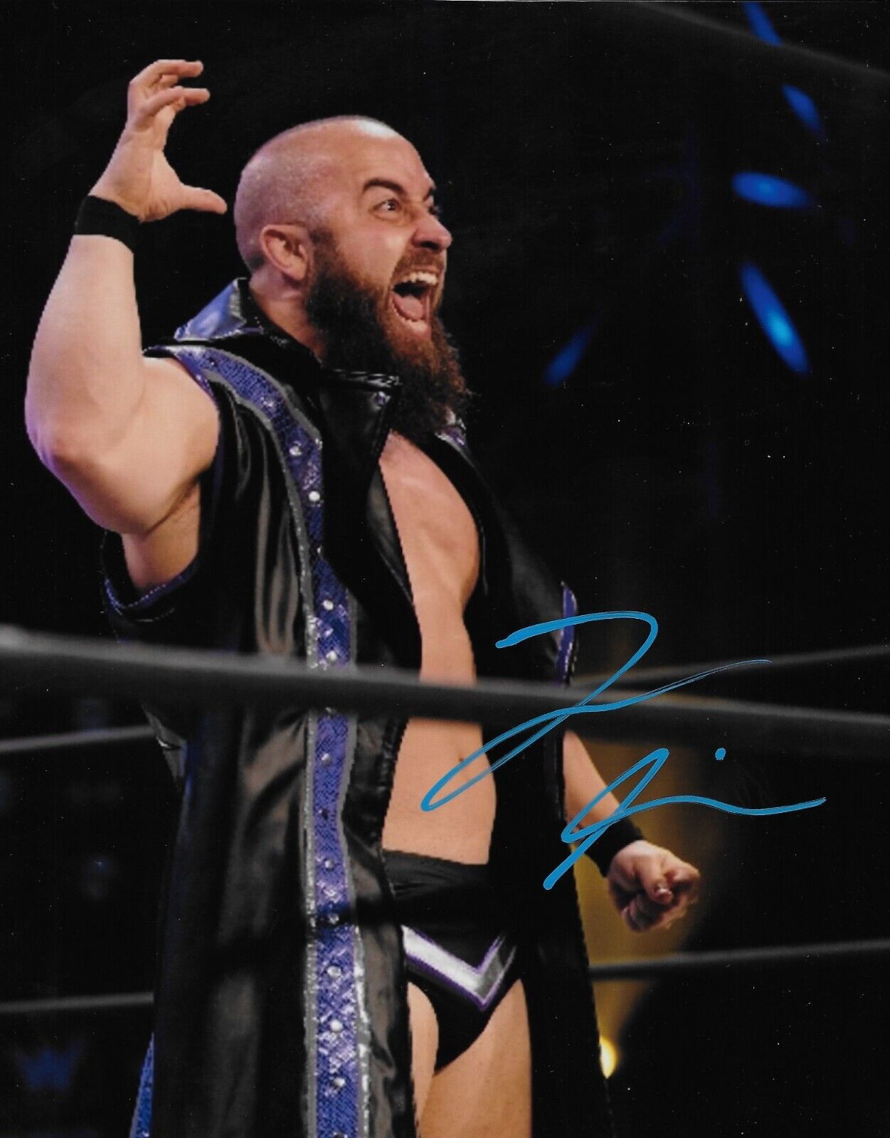 Autographed Wrestling John Silver Signed AEW 8x10 Photo #3 Original