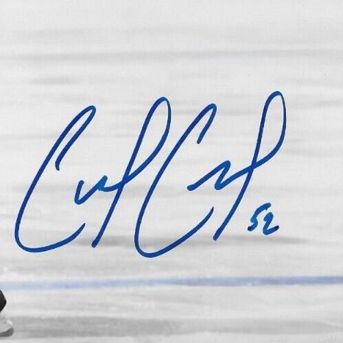Autographed Vancouver Canucks Cole Cassels Signed 8x10 Photo #1 Original
