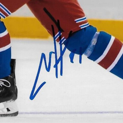 Autographed New York Rangers Mac Hollowell Signed 8x10 Photo #1 Original