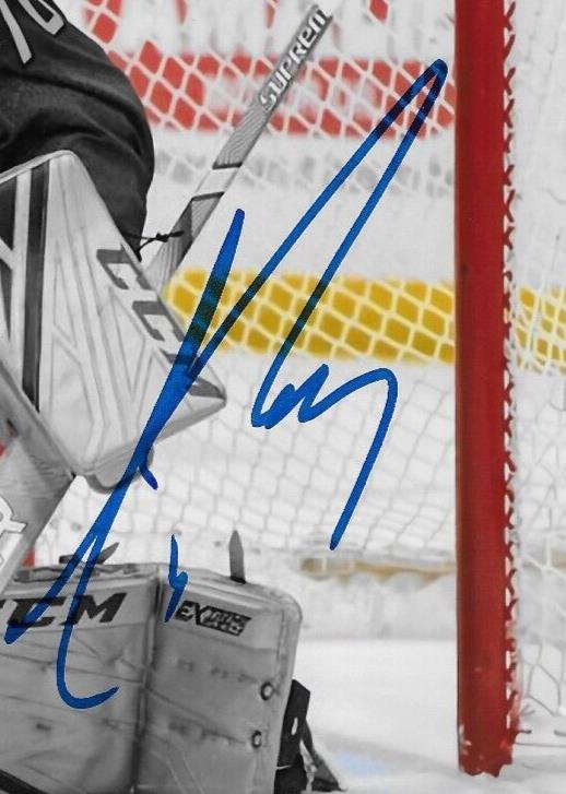 Autographed Tampa Bay Lightning Louis Domingue Signed 8x10 Photo #2 Original