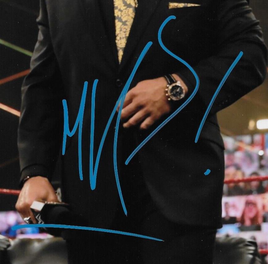 Photo autographiée du MVP de la lutte WWE 8x10 signée #1 Original