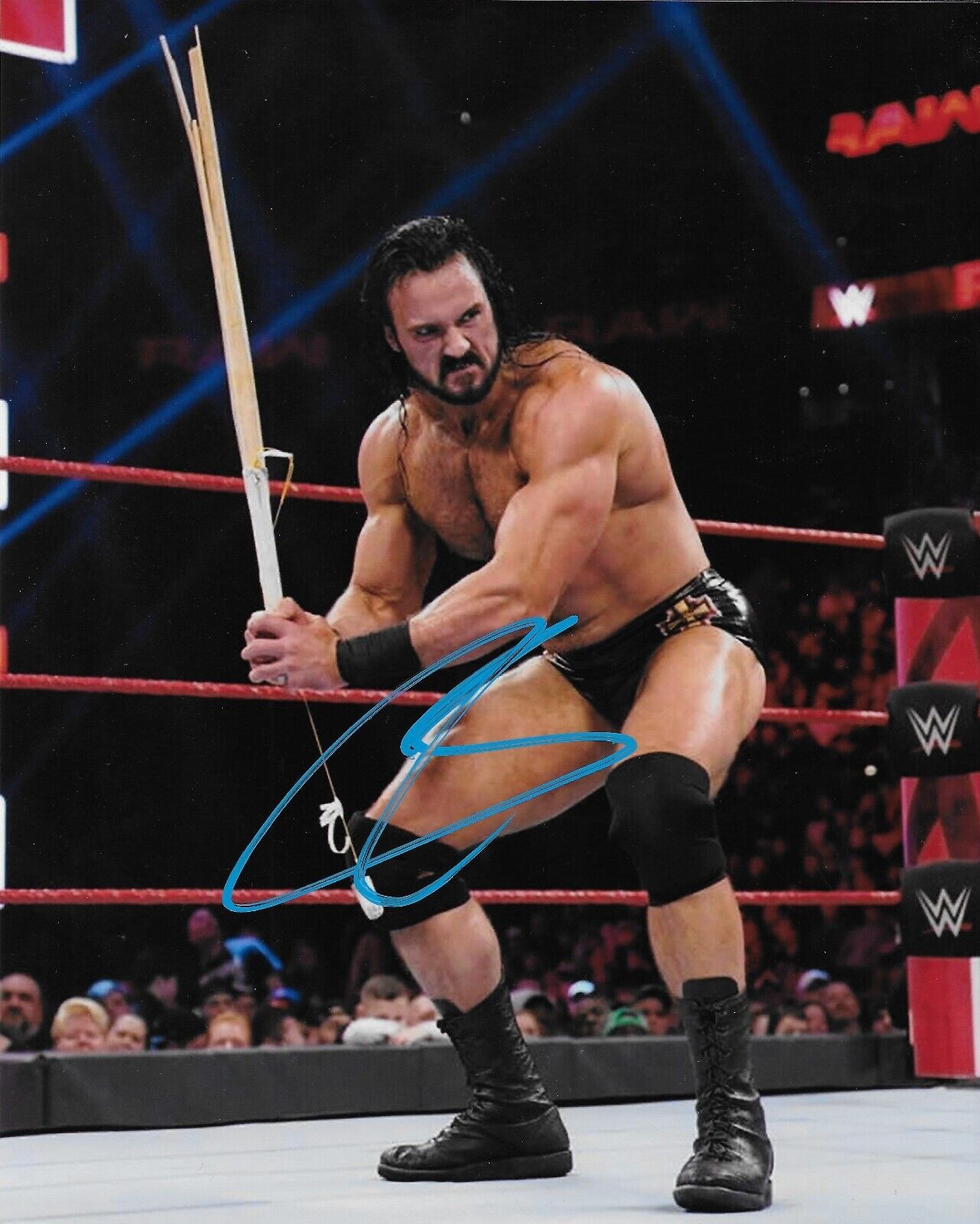 Signed Drew McIntyre Wrestling Autographed WWE 8x10 Photo #1 Original