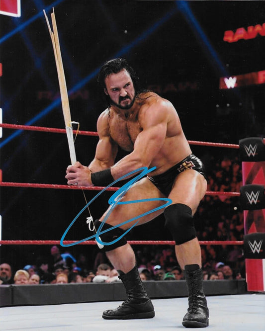 Photo autographiée de la WWE 8x10 signée Drew McIntyre Wrestling #1