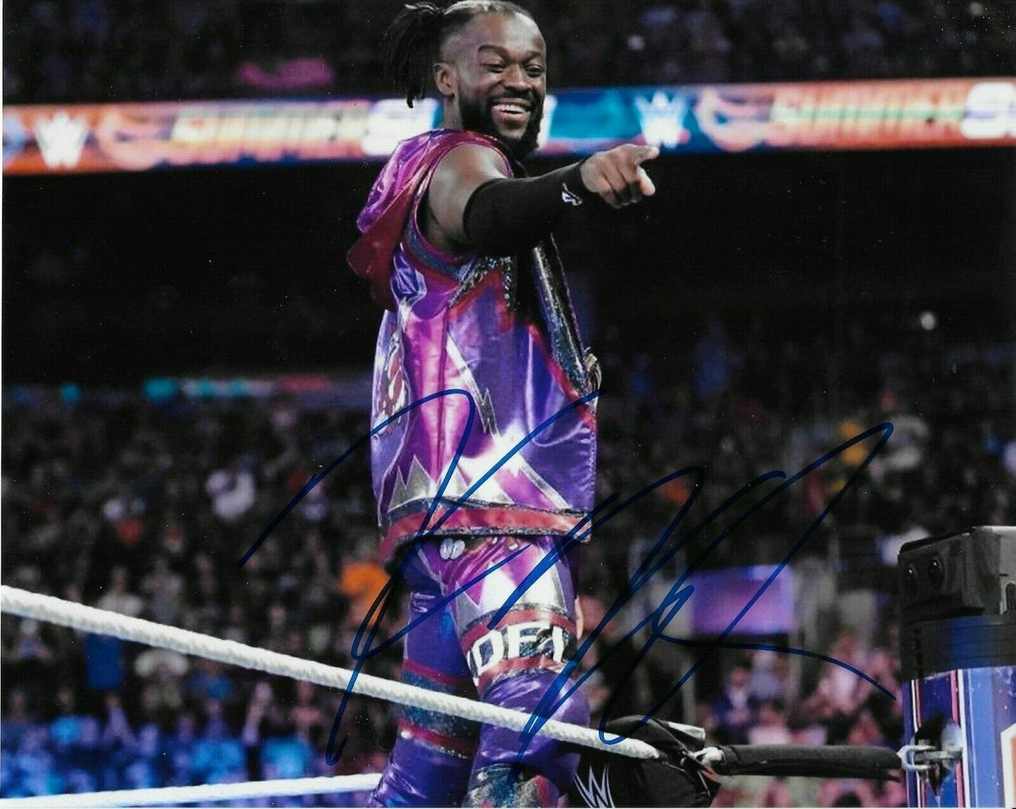 Autographed Kofi Kingston Signed WWE 8x10 Photo # 4 Original