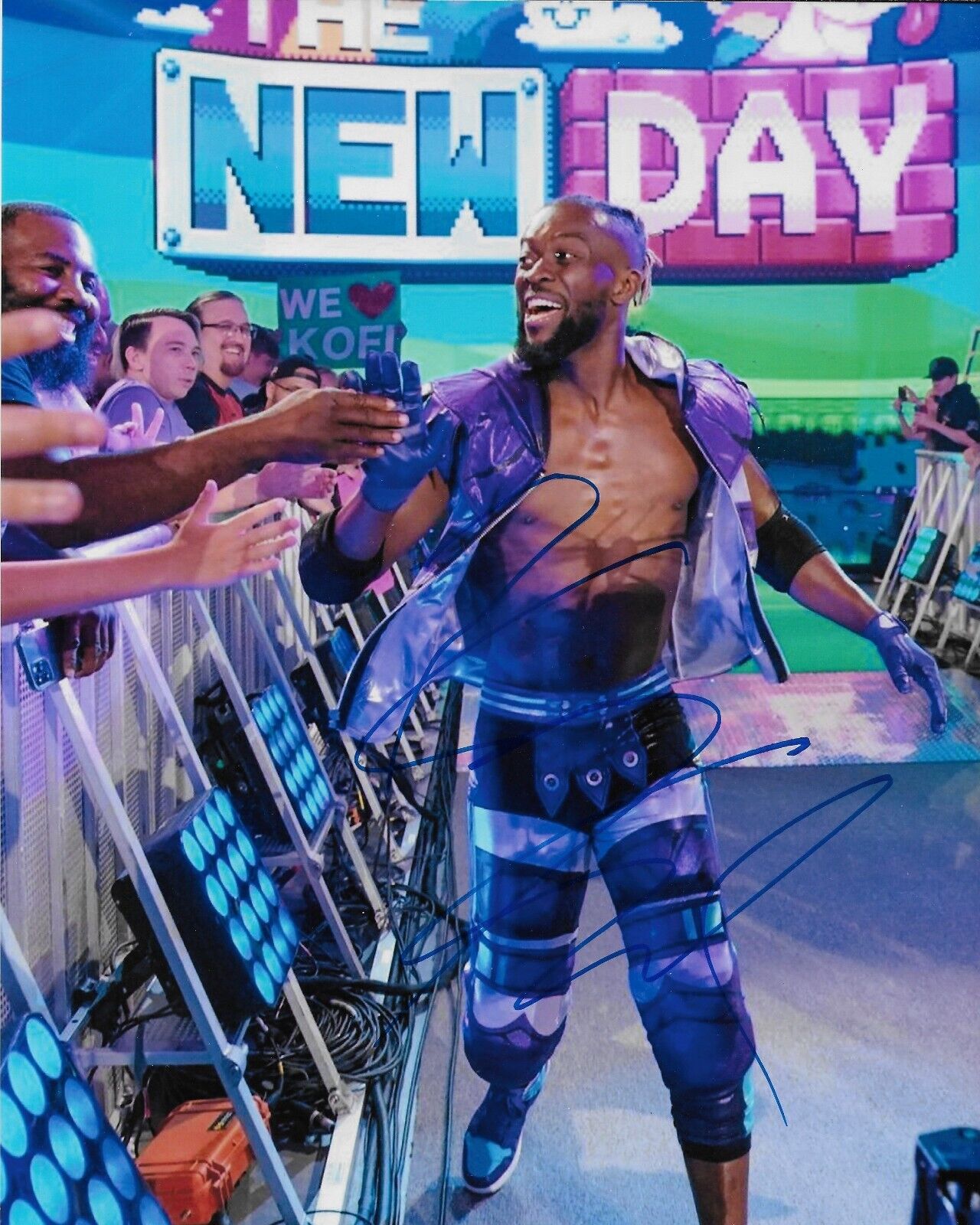 Autographed Kofi Kingston Signed WWE 8x10 Photo # 2 Original