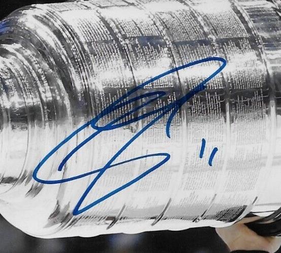 Autographed Colorado Avalanche Andrew Cogliano Stanley Cup 8x10 Photo Original