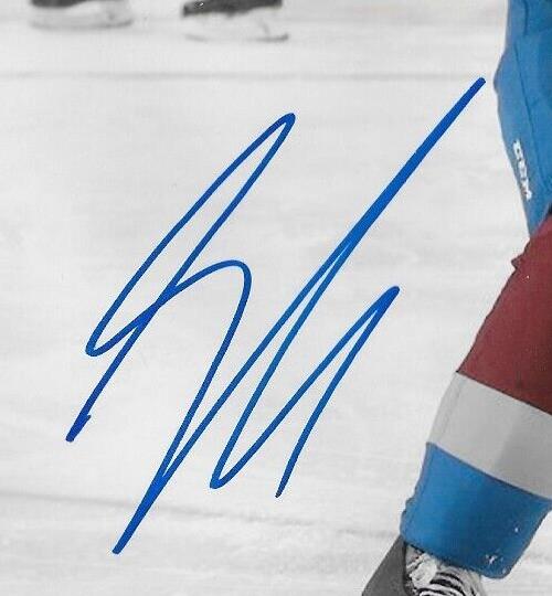 Autographed Colorado Avalanche Samuel Girard Signed 8x10 Photo #4 Original