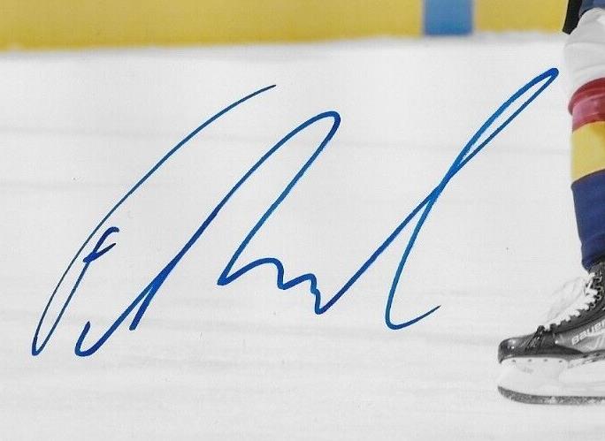 Autographed Colorado Avalanche Evan Rodrigues Signed 8x10 Photo #1 Original