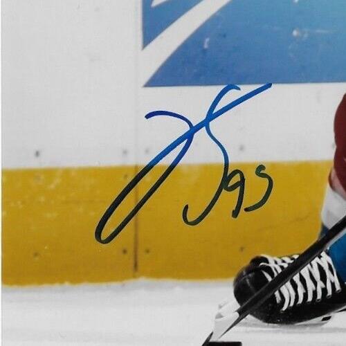 Autographed Colorado Avalanche Jean-Luc Foudy Signed 8x10 Photo #1 Original