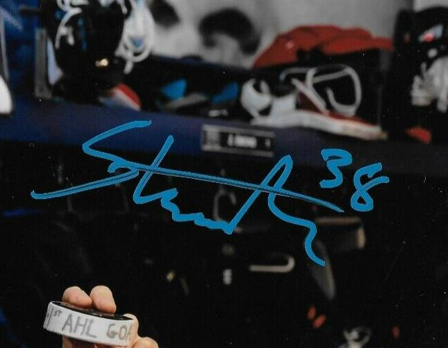 Autographed Montreal Canadiens Strauss Mann Laval Rocket 8x10 Photo #1 Original