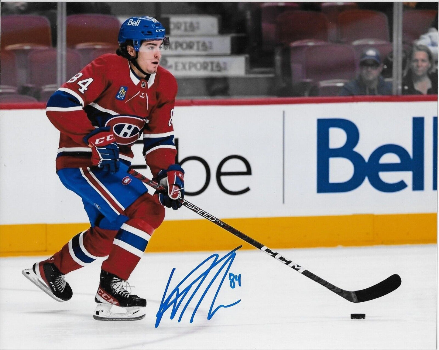 Autographed Montreal Canadiens William Trudeau Signed 8x10 Photo #3 Original