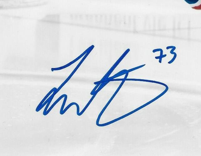 Signed Lucas Condotta Montreal Canadiens Autographed 8x10 Photo #1 Original
