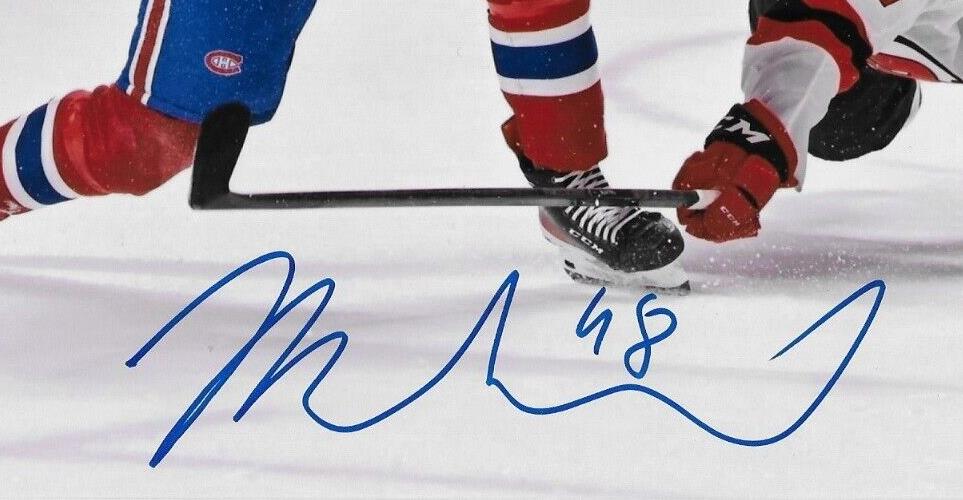 Photo autographiée #2 de Filip Mesar, Canadien de Montréal, format 8x10, avec authentification JSA