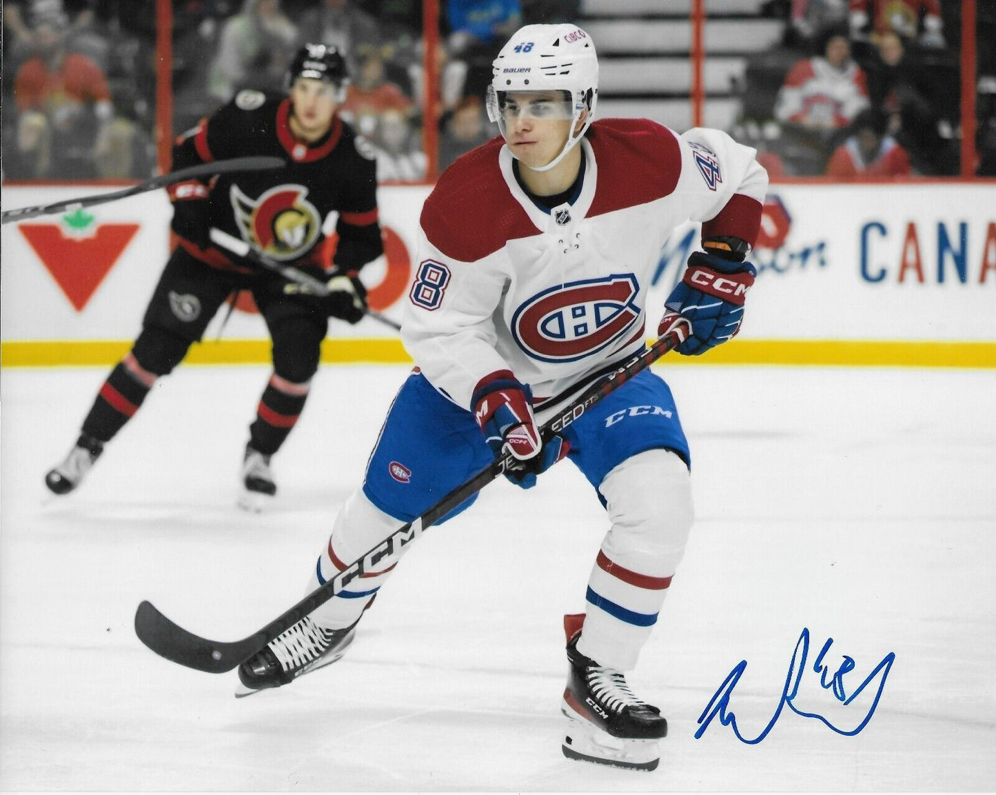 Autographed Montreal Canadiens Filip Mesar Signed 8x10 Photo #9 ORIGINAL