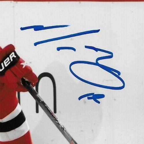 Autographed New Jersey Devils Nathan Bastian Signed 8x10 Photo #2 Original