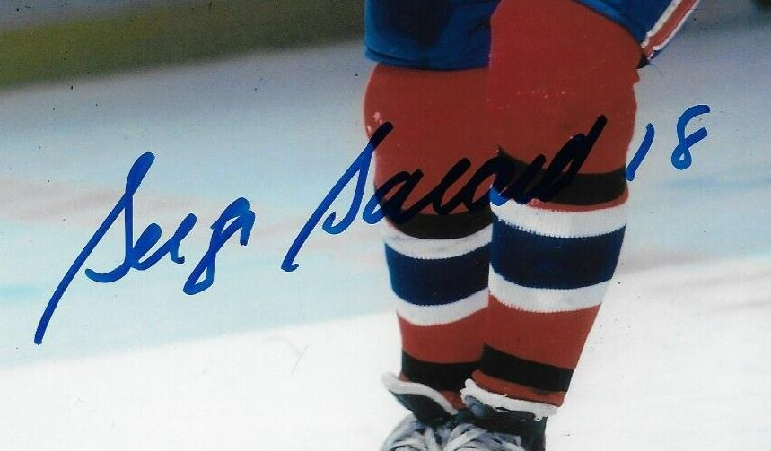 Autographed Montreal Canadiens Hall of Famer Serge Savard Signed 8x10 Photo #8
