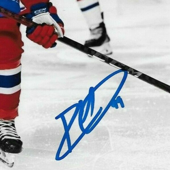 Photo 8x10 autographiée par Rafael Harvey Pinard des Canadiens de Montréal #8 Original