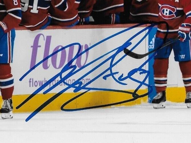Autographed Montreal Canadiens Mike Matheson Signed 8x10 Photo #1 Original