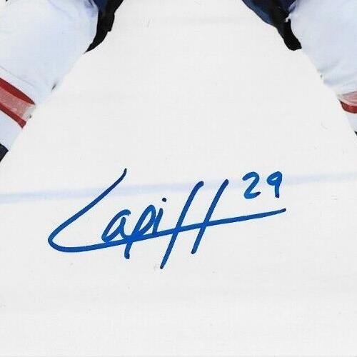 Signed Hendrix Lapierre Washington Capitals Autographed 8x10 Photo #7 Original