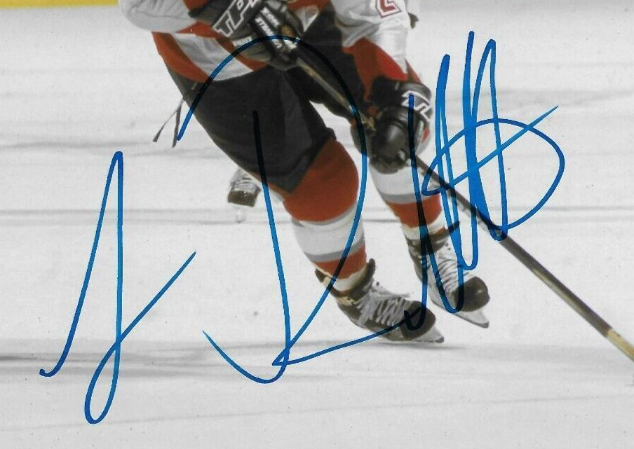 Photo 8x10 signée Luc Robitaille, membre du Temple de la renommée du hockey des Kings de Los Angeles, n° 4