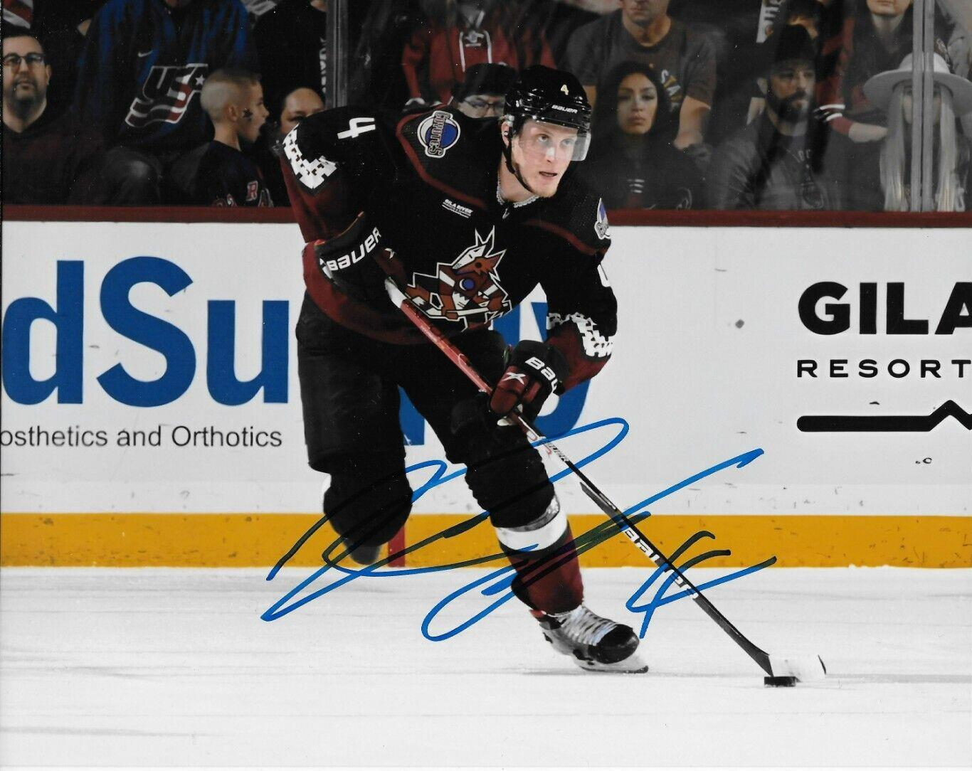 Signed Juuso Valimaki Arizona Coyotes Autographed 8x10 Photo #1 Original