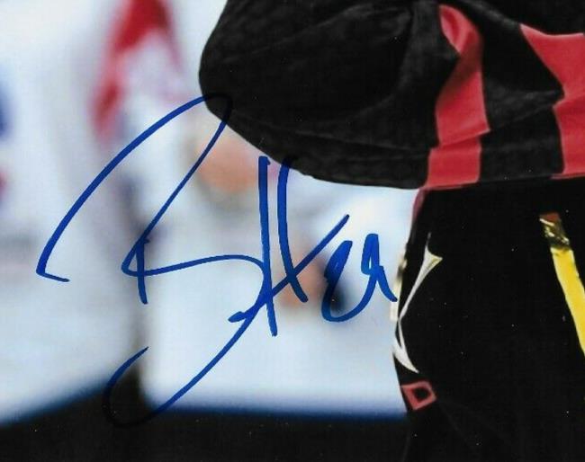 Signed Barrett Hayton Arizona Coyotes Team Canada 8x10 Photo #4 Original