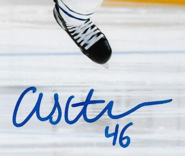 Photo 8x10 signée Alex Steeves par les Maple Leafs de Toronto #3 des Marlies de la AHL