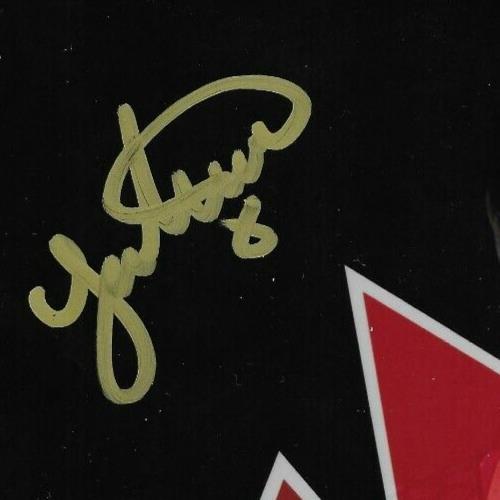 Photo autographiée de l'équipe canadienne de hockey féminin de Laura Fortino, 8x10, 3 originales
