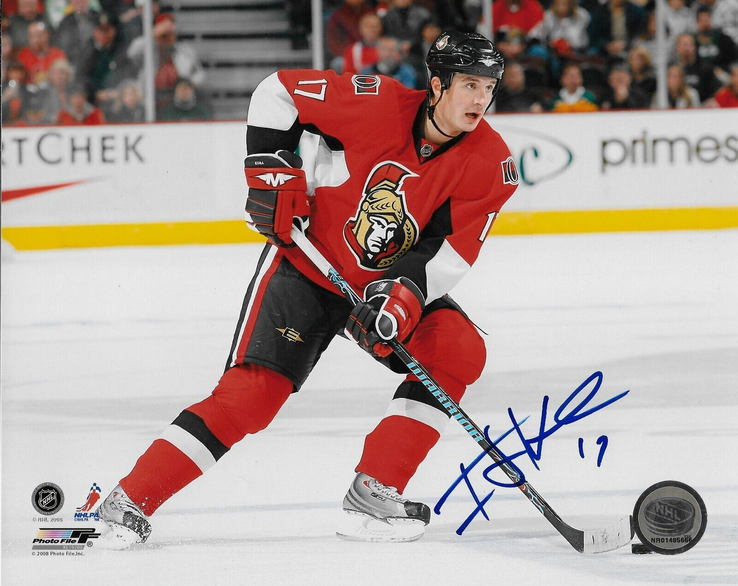 Signed Filip Kuba Ottawa Senators Autographed 8x10 Photo #1 Original