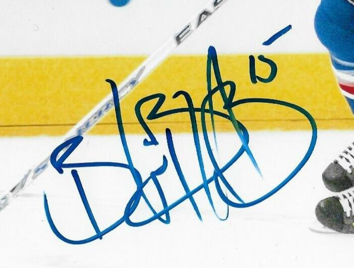Signed Blair Betts New York Rangers Autographed 8x10 Photo #1 Original