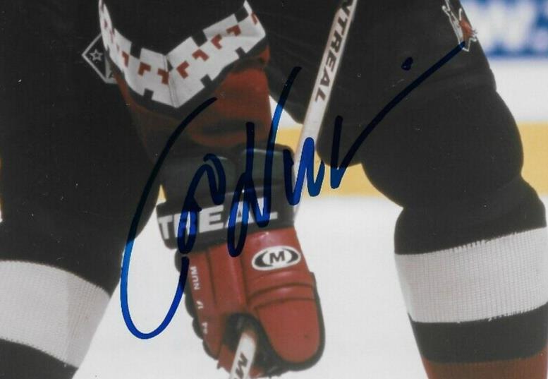 Signed Teppo Numminen Arizona Coyotes Autographed 8x10 Photo #1 Original