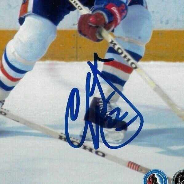 Signed Charlie Huddy Edmonton Oilers Autographed 8x10 Photo #1 Original