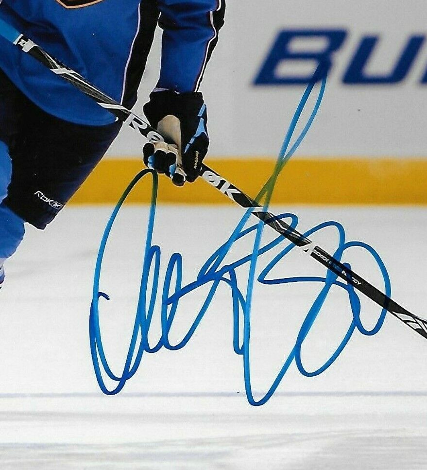 Signed Nik Antropov Atlanta Thrashers Autographed 8x10 Photo #1 Original