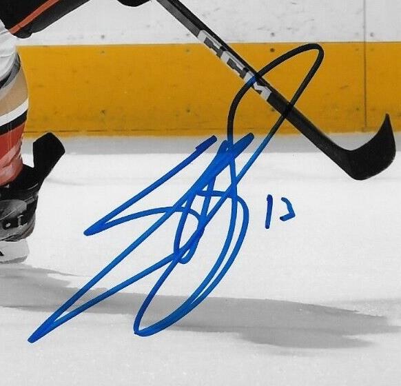 Signed Simon Benoit Anaheim Ducks Autographed 8x10 Photo #4 Original