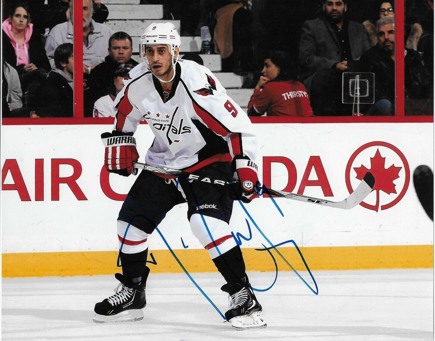 Photo autographiée 8x10 signée Mike Ribeiro des Capitals de Washington #2