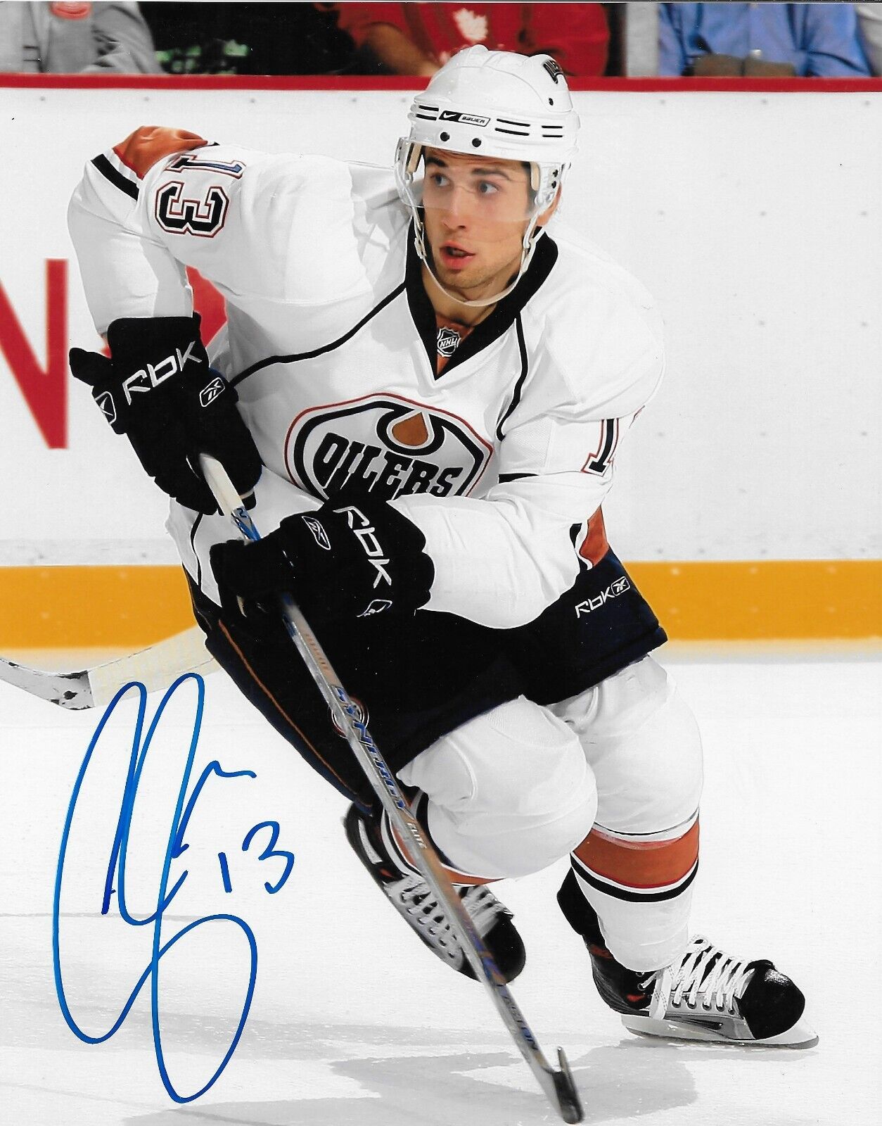 Signed Andrew Cogliano Edmonton Oilers Autographed 8x10 Photo #1 Original