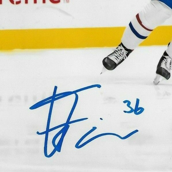 Signed Gianni Fairbrother Montreal Canadiens Autographed 8x10 Photo #2 Original